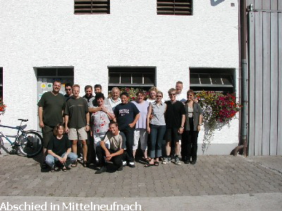 Abschied in Mittelneufnach